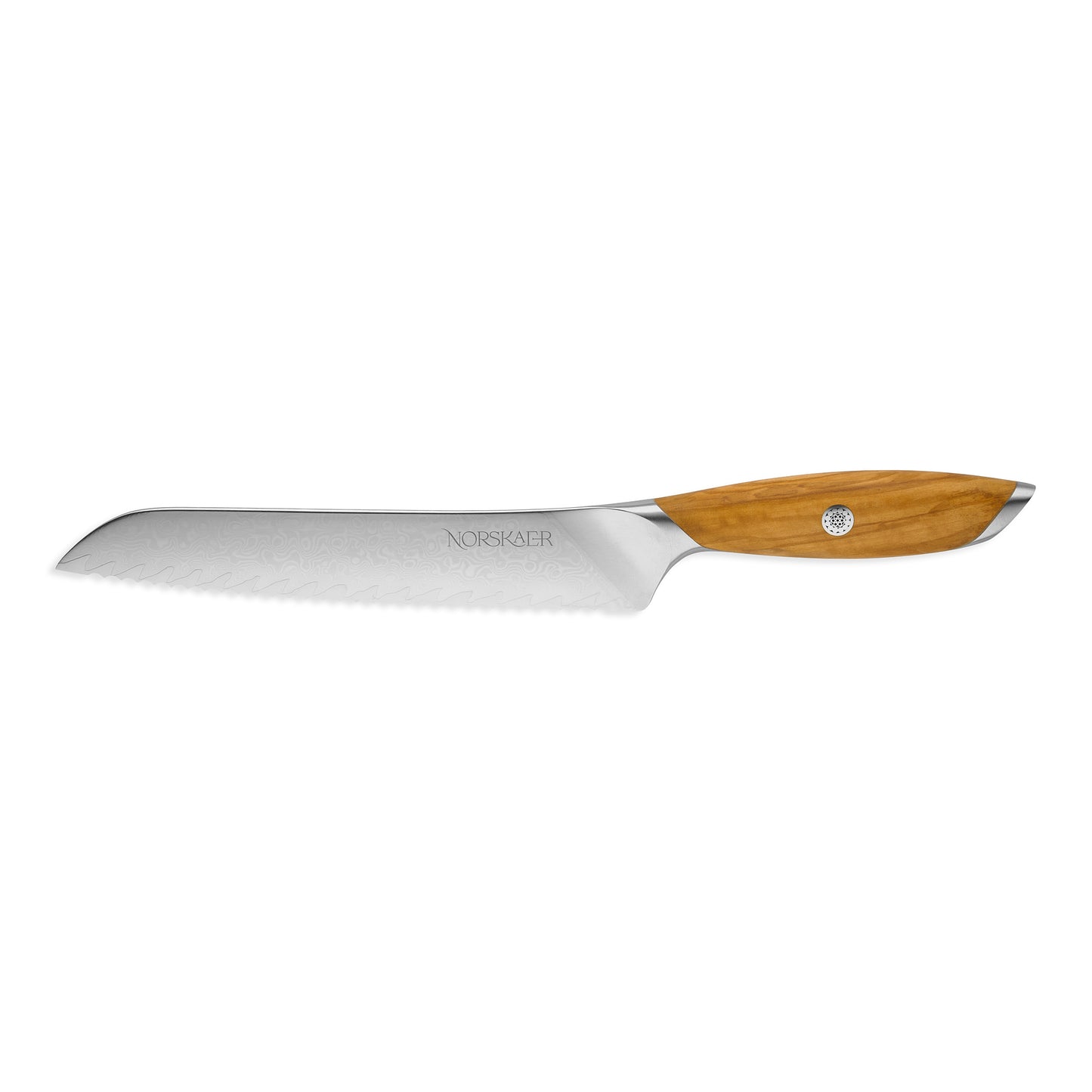 Norskaer Olive Wood Brødkniv