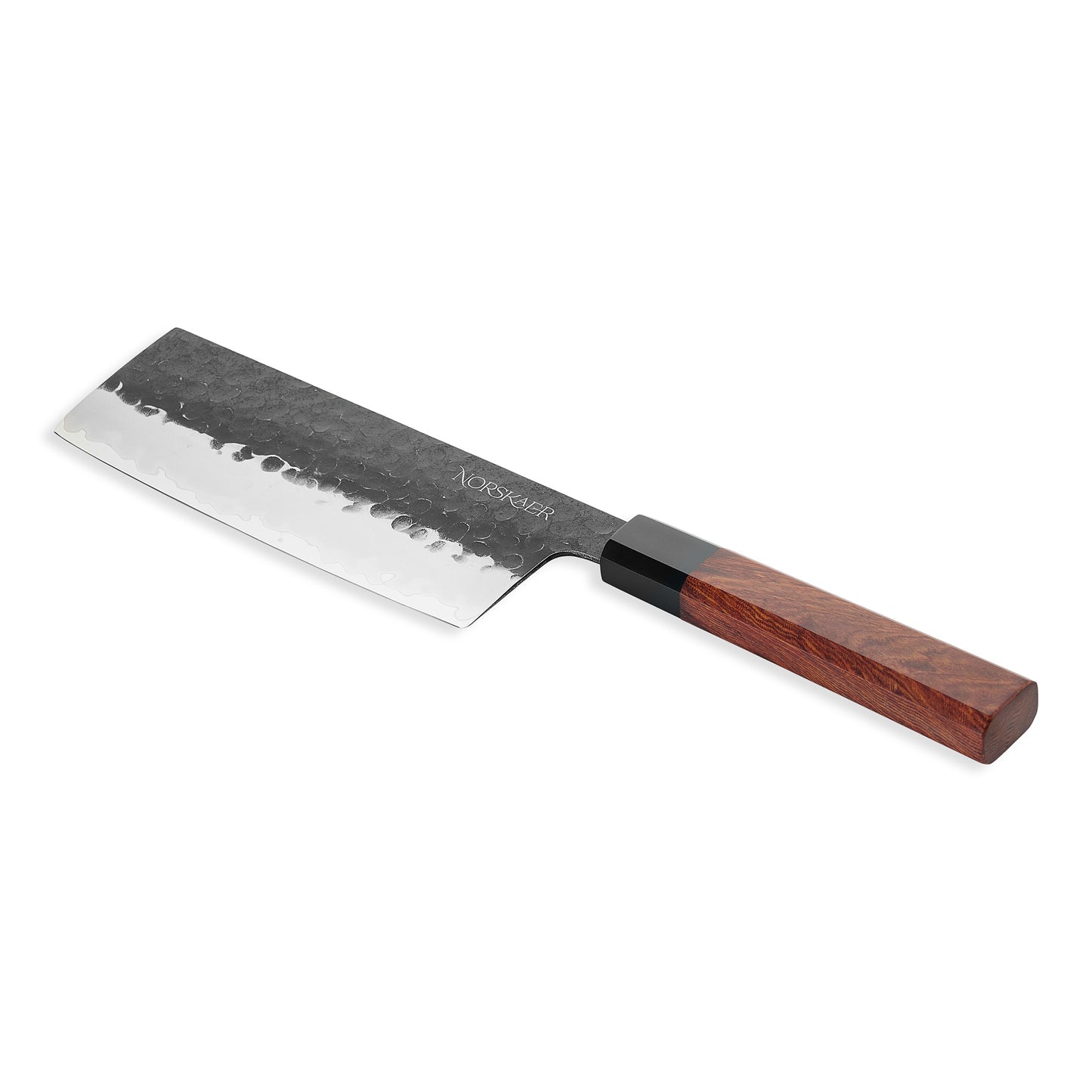 Norskaer Black Buffalo Nakiri Kokkekniv