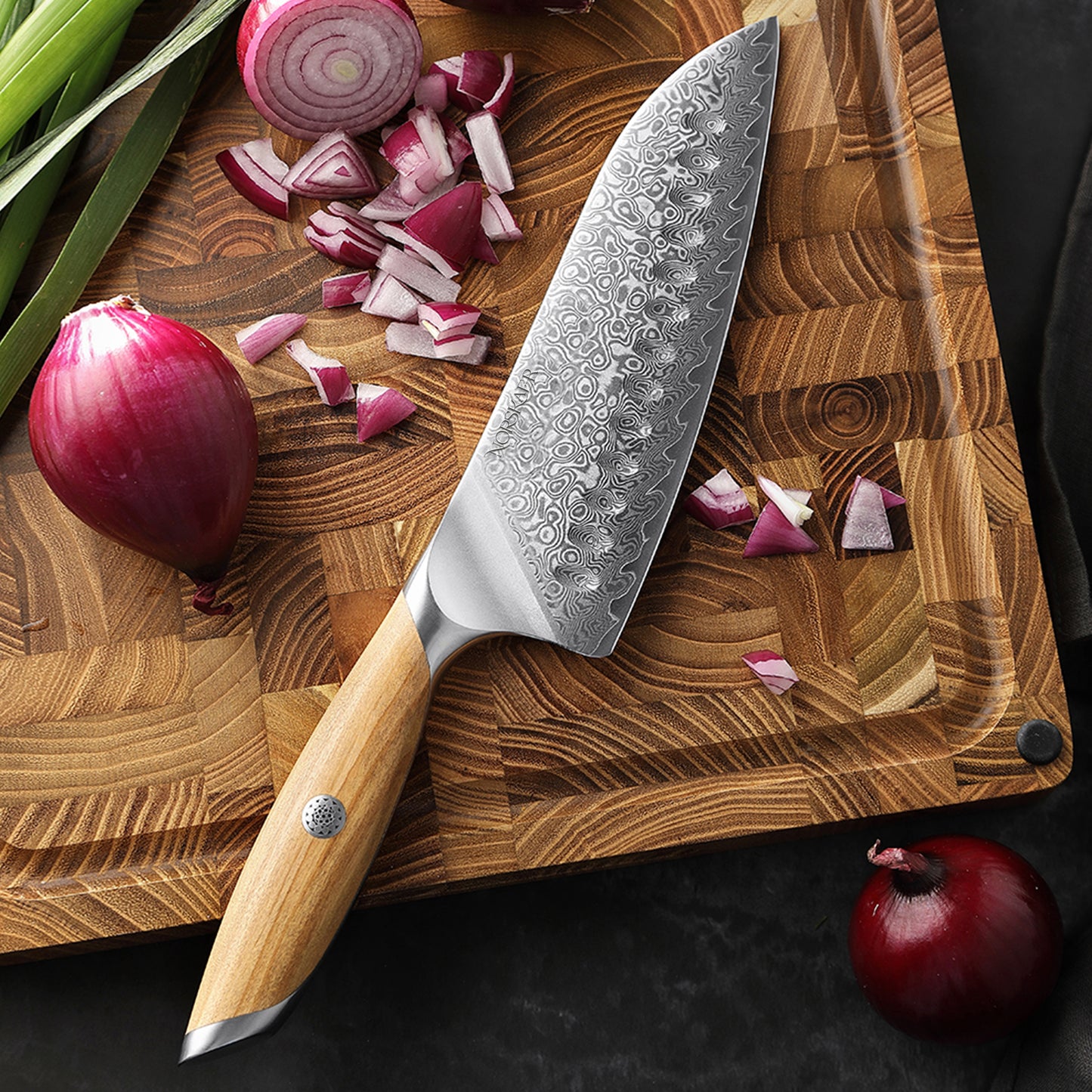 Norskaer Olive Wood Classic Sæt, 5 Knive