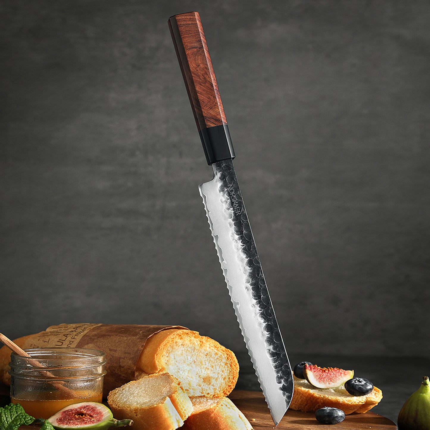 Norskaer Black Buffalo Brødkniv