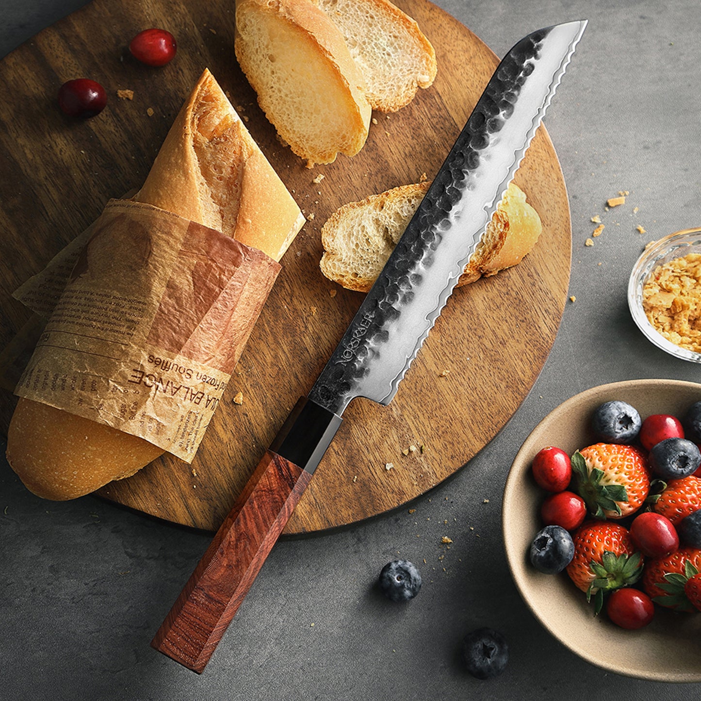 Norskaer Black Buffalo Classic Sæt, 5 Knive